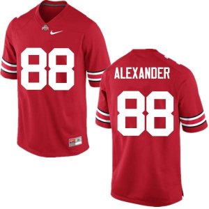 NCAA Ohio State Buckeyes Men's #88 AJ Alexander Red Nike Football College Jersey LBC4345DJ